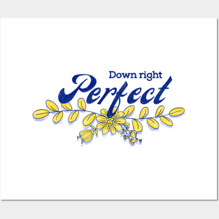 Down right perfect world Down syndrome day Posters and Art